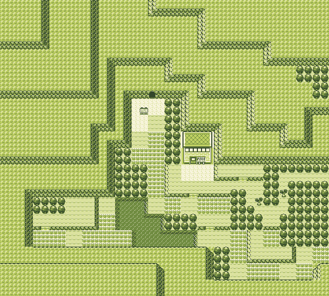 Map guide for the current location