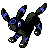 Shiny UMBREON sprite