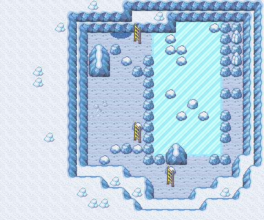 Four Island Icefall Cave B1F map