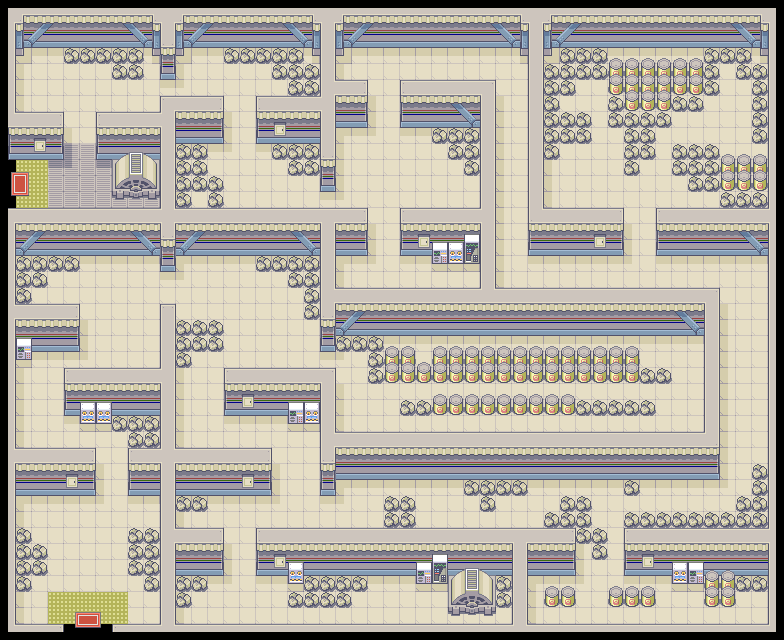 Map guide for the current location