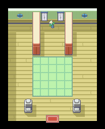 Saffron City Dojo map