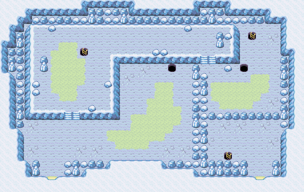 Seafoam Islands 1F map