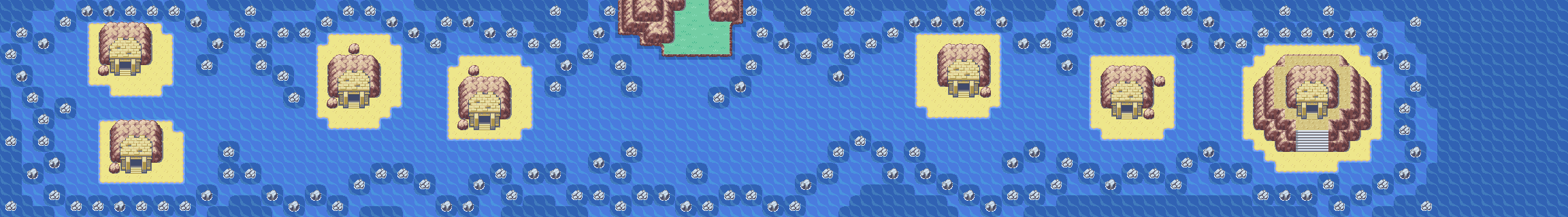 Map guide for the current location
