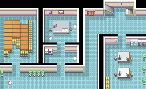 Silph Co 4F map