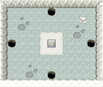 Six Island Dotted Hole B3F map