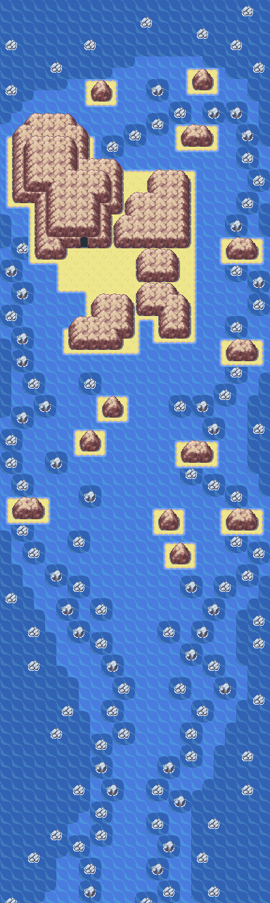 Map guide for the current location