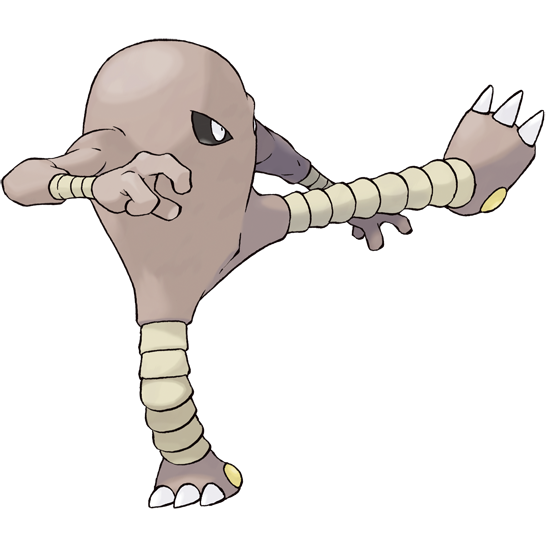 Hitmonlee artwork