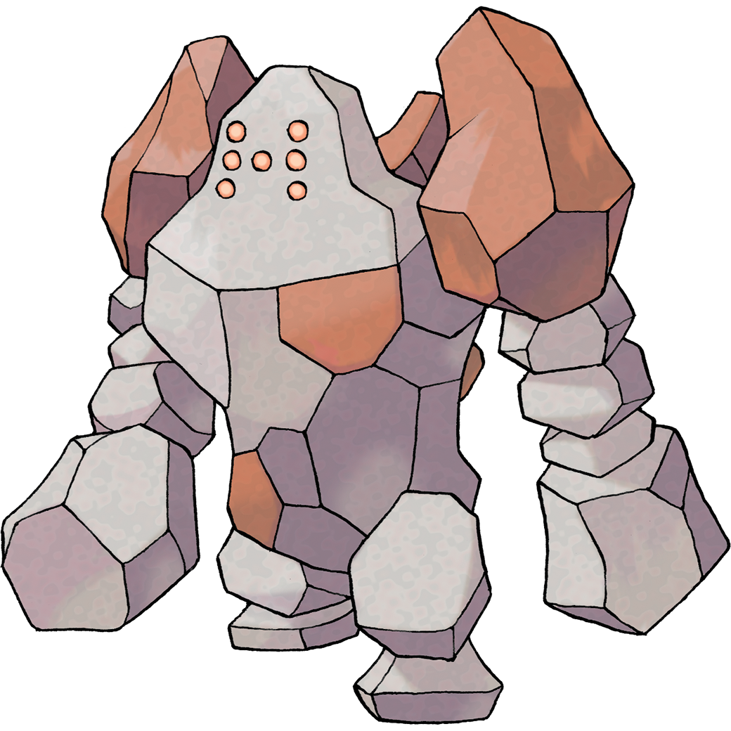 Regirock artwork