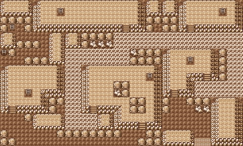 Map guide for the current location