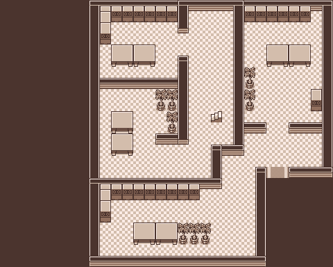 Map guide for the current location