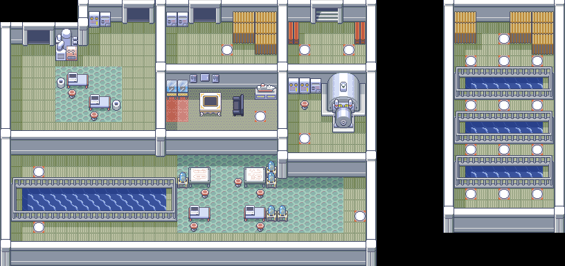 Aqua Hideout B1F map
