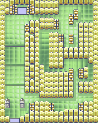 Map guide for the current location