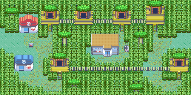 Map guide for the current location