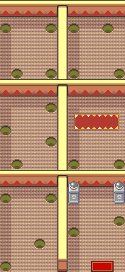 Lavaridge Town Gym 1F map