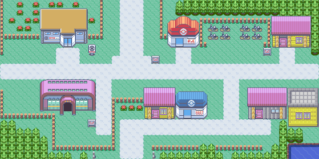 Map guide for the current location