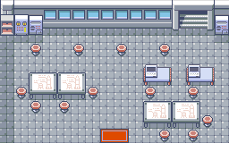 Mossdeep City Space Center 1F map