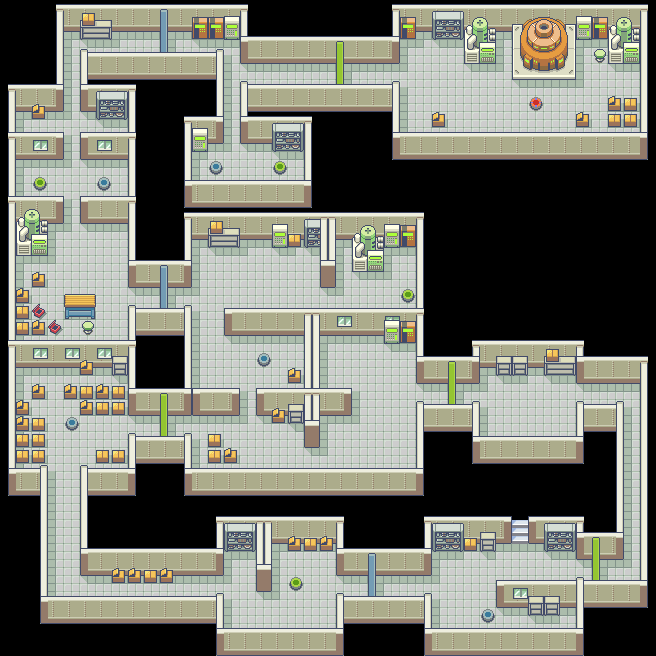Map guide for the current location