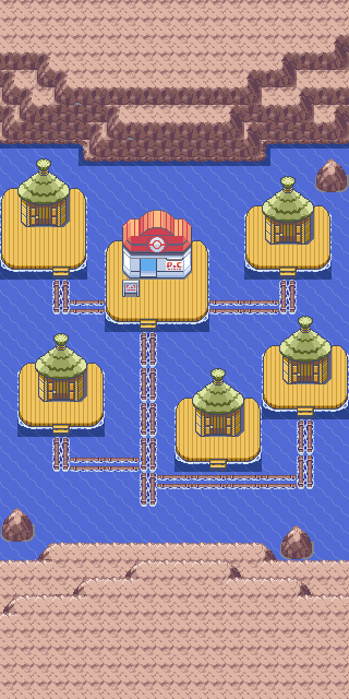 Map guide for the current location