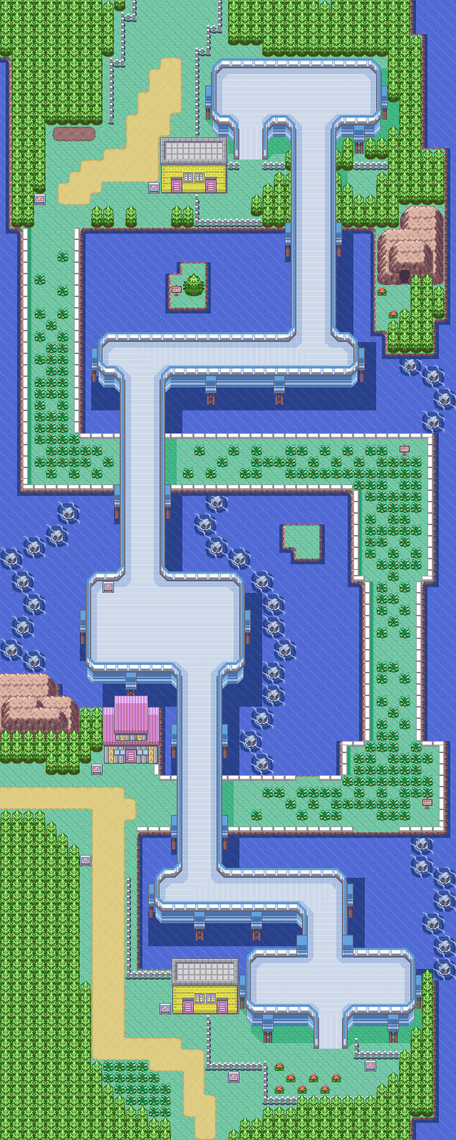 Map guide for the current location