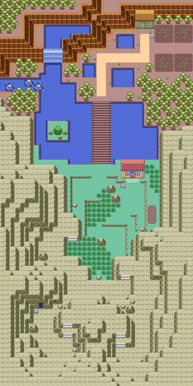 Map guide for the current location