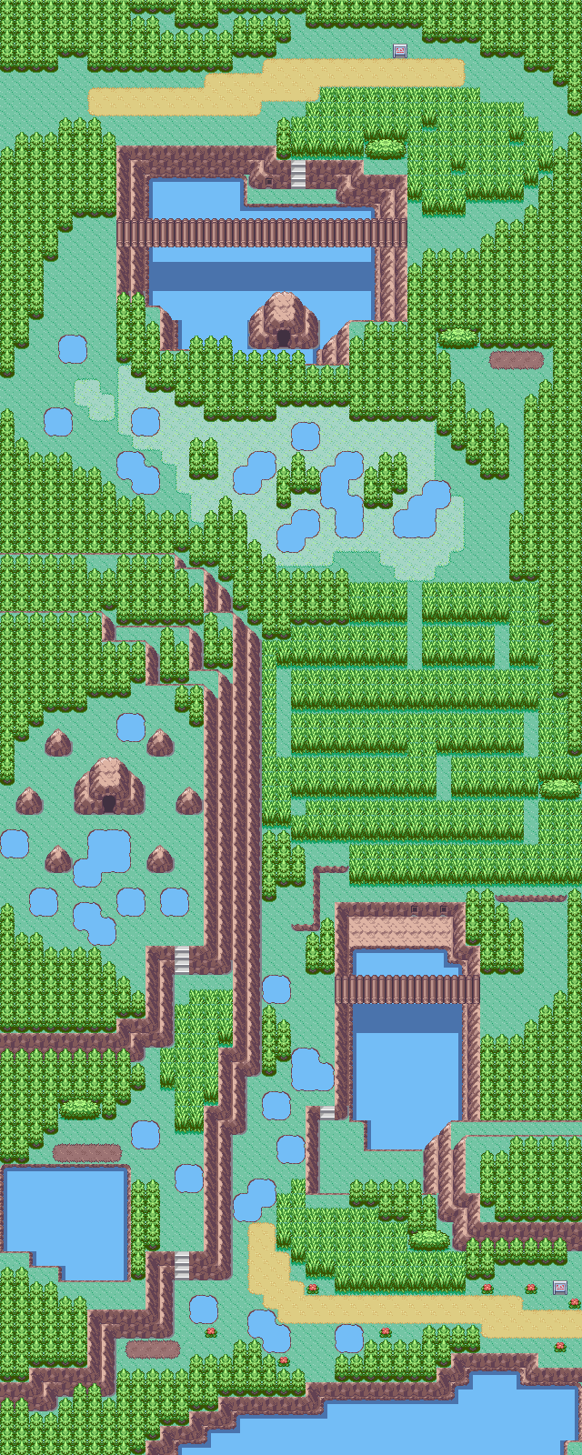 Map guide for the current location