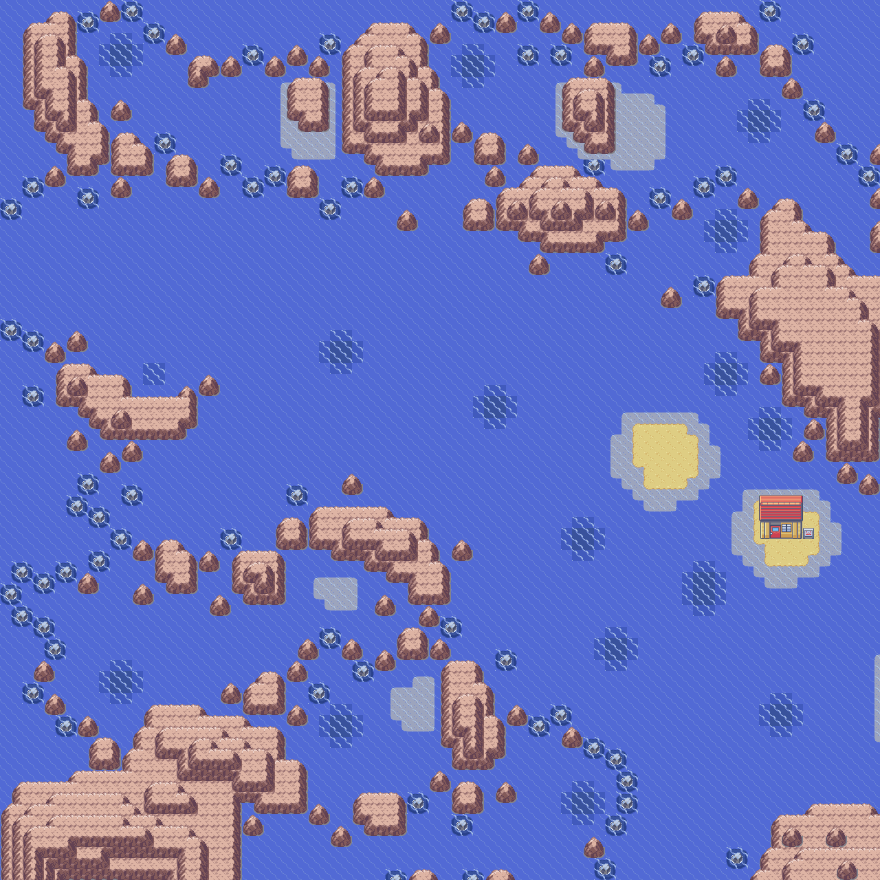 Map guide for the current location