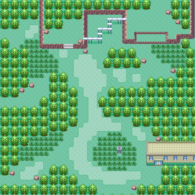 Map guide for the current location
