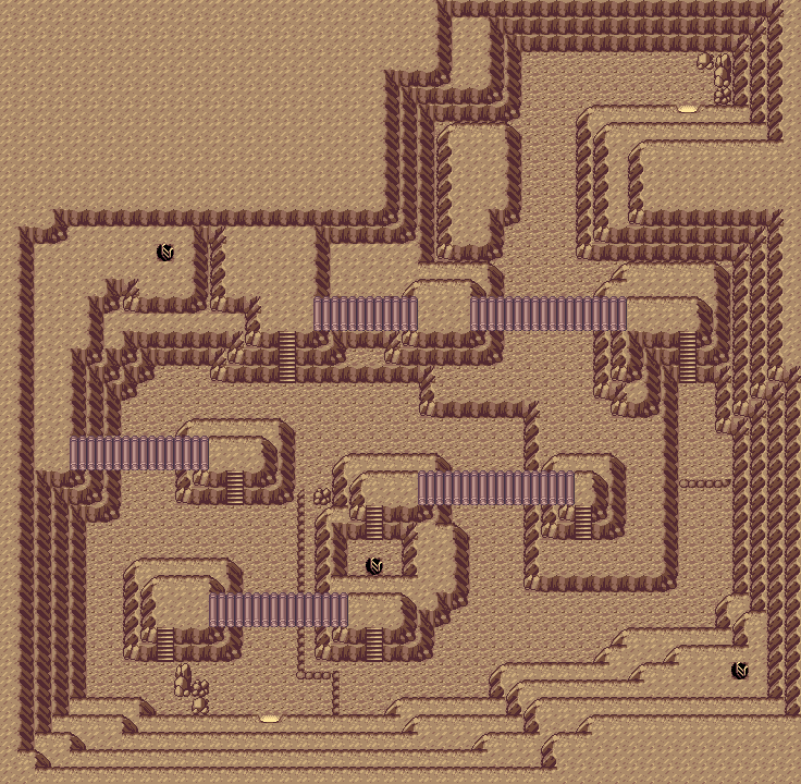 Victory Road 1F map