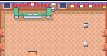 Lilycove City Contest Lobby map