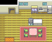 Littleroot Town Mays House 1F map