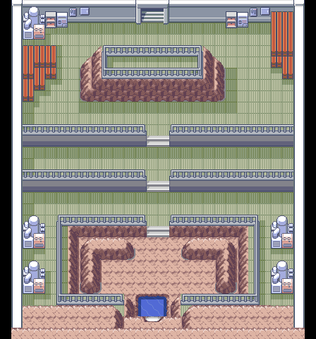Magma Hideout 1F map