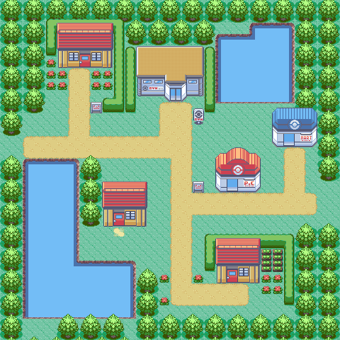 Map guide for the current location
