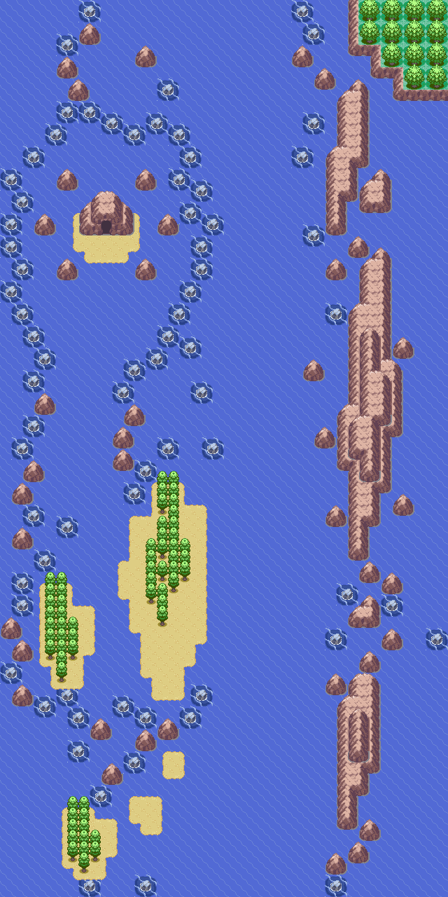 Map guide for the current location