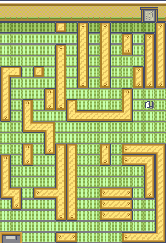 Map guide for the current location