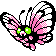 Shiny BUTTERFREE sprite