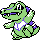 Shiny Totodile sprite