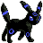 Shiny UMBREON sprite