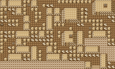 Map guide for the current location