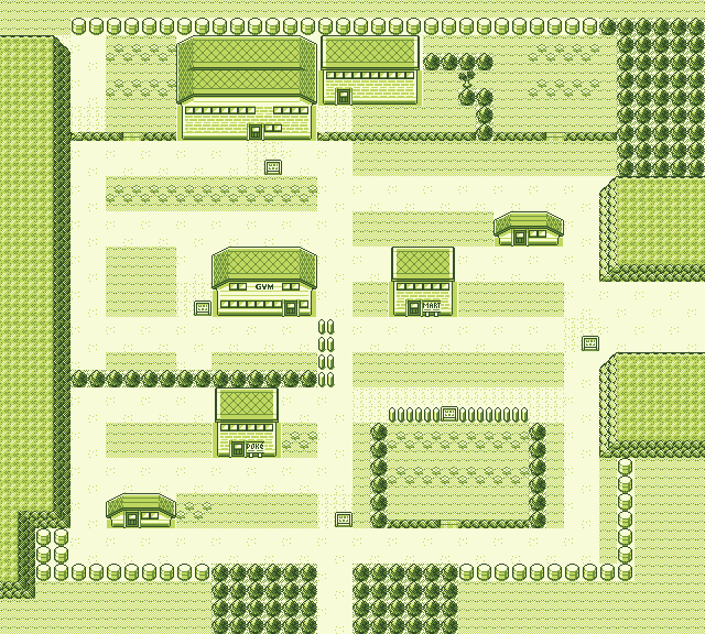 Map guide for the current location