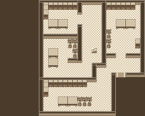 Map guide for the current location